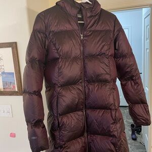 Eddie Bauer Women's Deep Purple Puffer Coat